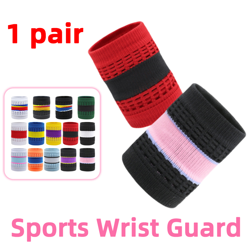 Wristband Pair Sweat - 1 Pair Wrist Guard Unisex Adults