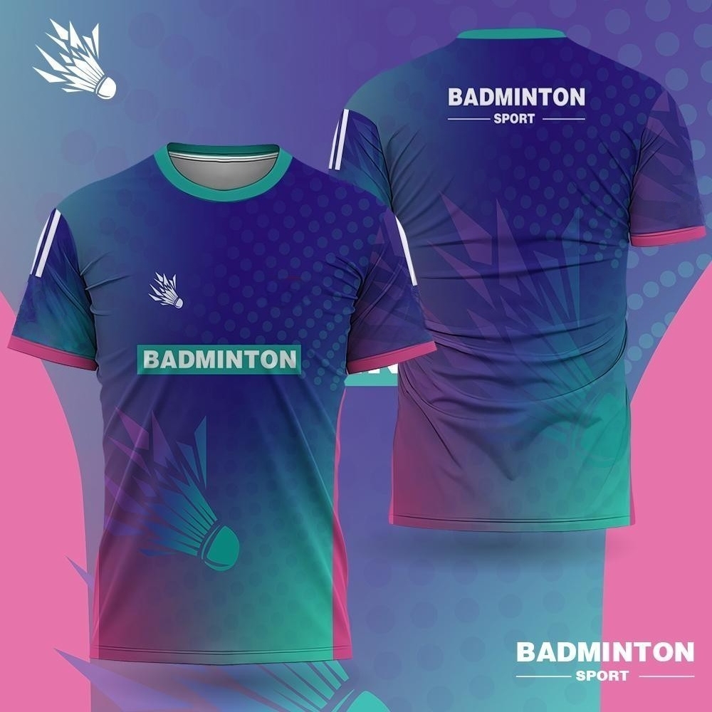 Badminton Outdoor - Men's Badminton Clothing Gradient 3D Print
