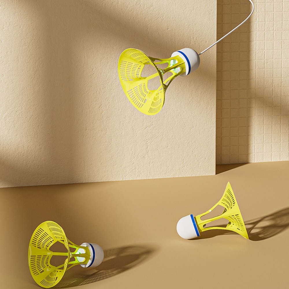 Badminton Rebound Trainer - 1 Set Accompanying Practice Electric Badminton