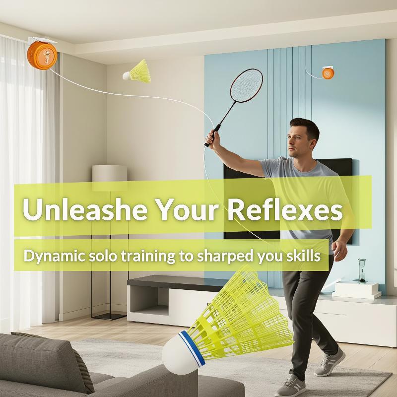 Automatic Retractable Badminto - Badminton Rebound Trainer review and price