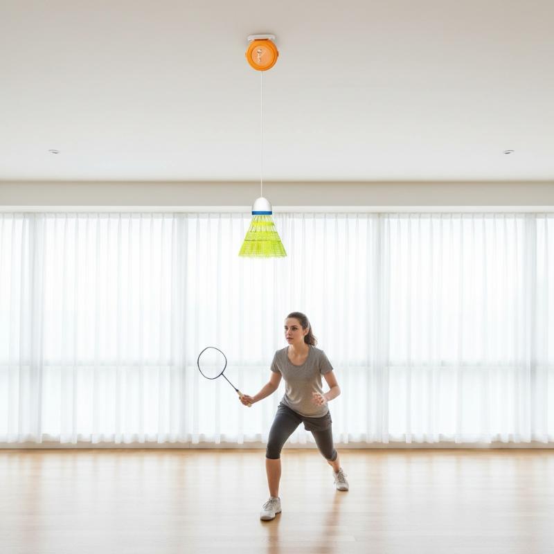 Automatic Retractable Badminto - Badminton Rebound Trainer review and price