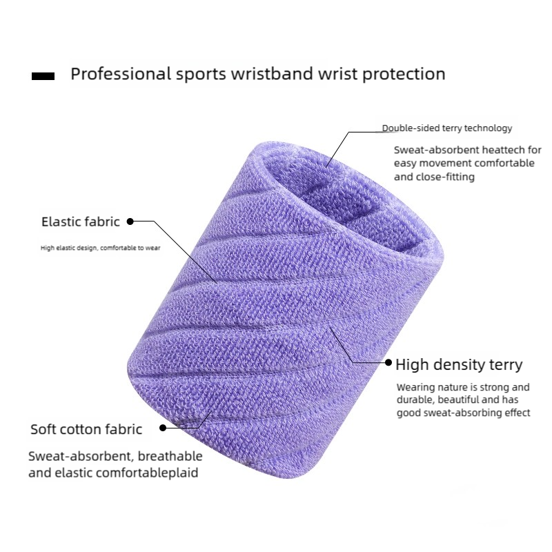 1 Pairs Cotton Elastic Wristba - Wristband Pair Sweat review and price