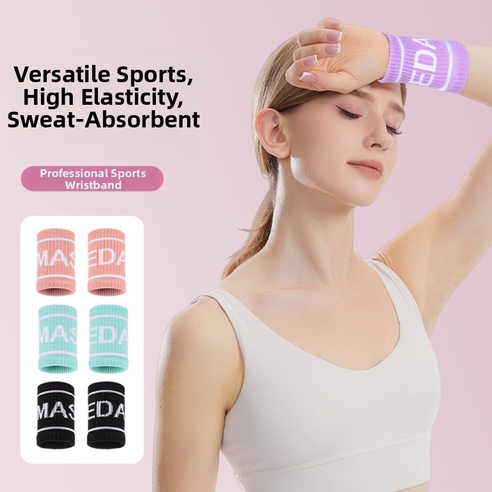 1 Pair Elastic Breathable Spor - Wristband Pair Sweat review and price