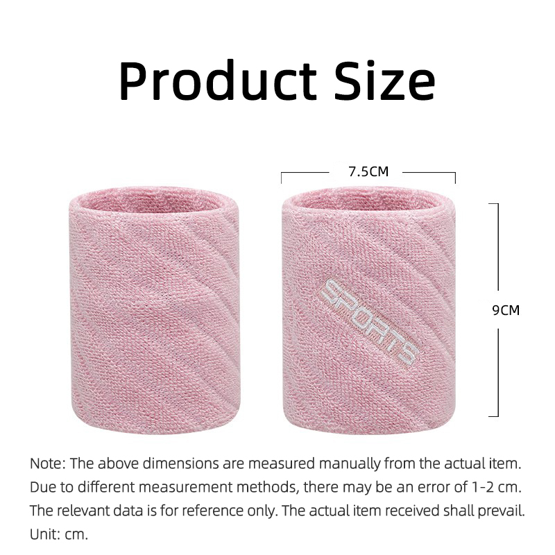 1 Pairs Cotton Elastic Wristba - Wristband Pair Sweat review and price