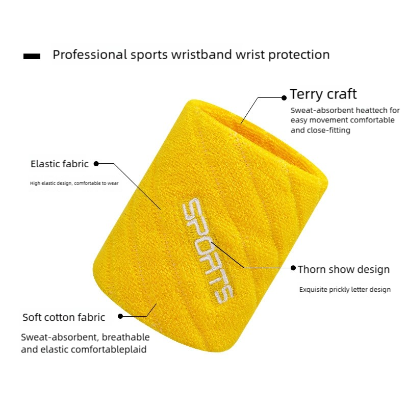 1 Pairs Cotton Elastic Wristba - Wristband Pair Sweat review and price