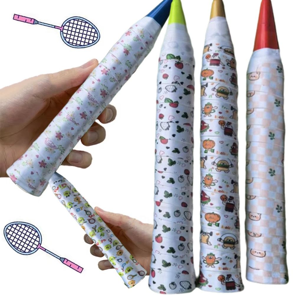 New Cartoon Printed Badminton  - Badminton Grip Tape review and price
