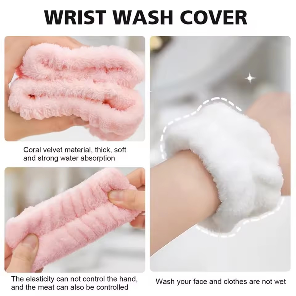 Fashion 2pcs One Pair Wash Fac - Wristband Pair Sweat review and price