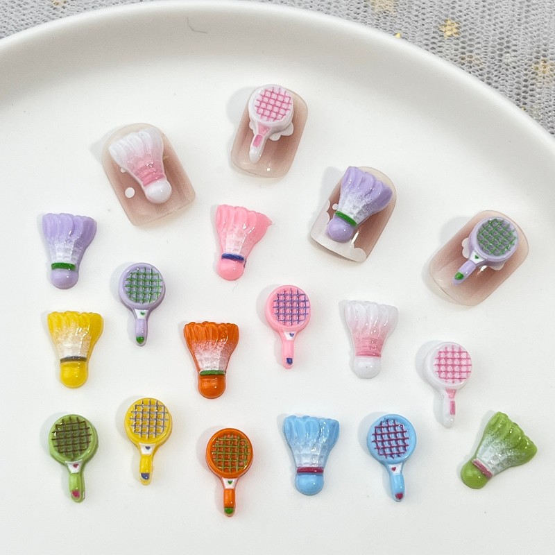 20pcs 3D Mini Cartoon Simulate - Badminton Minion review and price